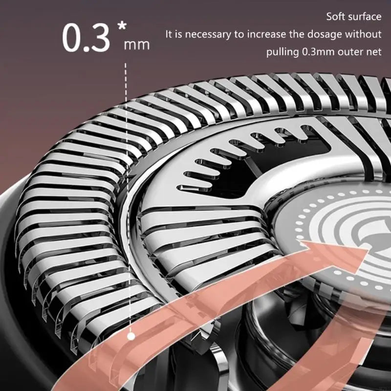 New Portable Electric Shaver with 5 Floating Heads Beard Shaving