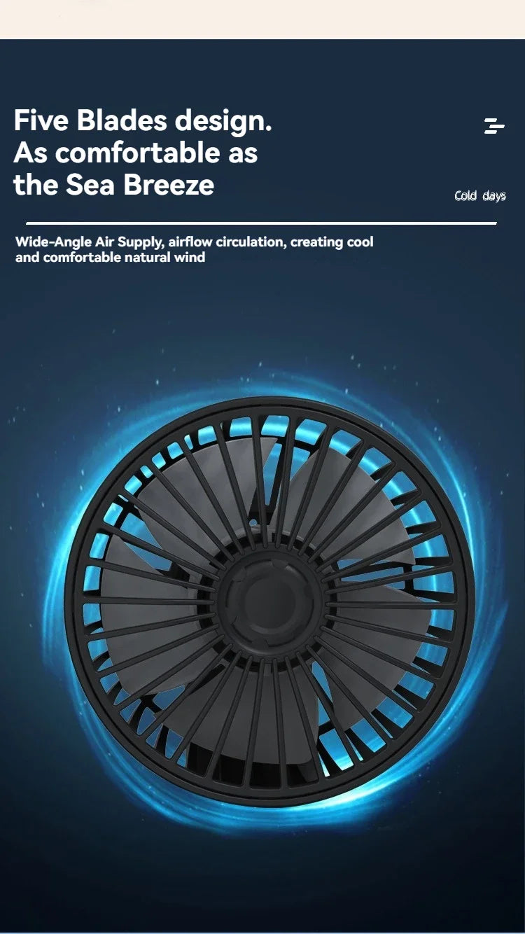 The sedan is a universal double-headed fan van with a large wind power electric fan for cooling