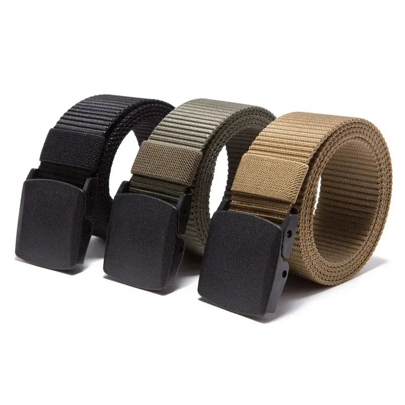 Automatic Buckle Nylon Belt, Fashionable MEN&
