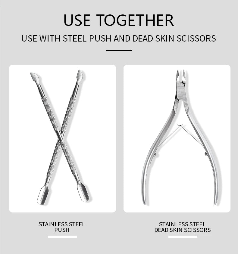 AS Cuticle Remover Liquid Cuticle Softener Professional Nail Care with Lanolin for Brittle Hang Nails Hydrating Moisturizing
