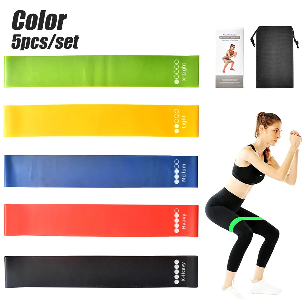 Yoga Strap Exercise Straps Elastic Resistance Bands Adjustable Yoga Stretching Pilates 60cmx5cm Yoga Training Gym Fitness