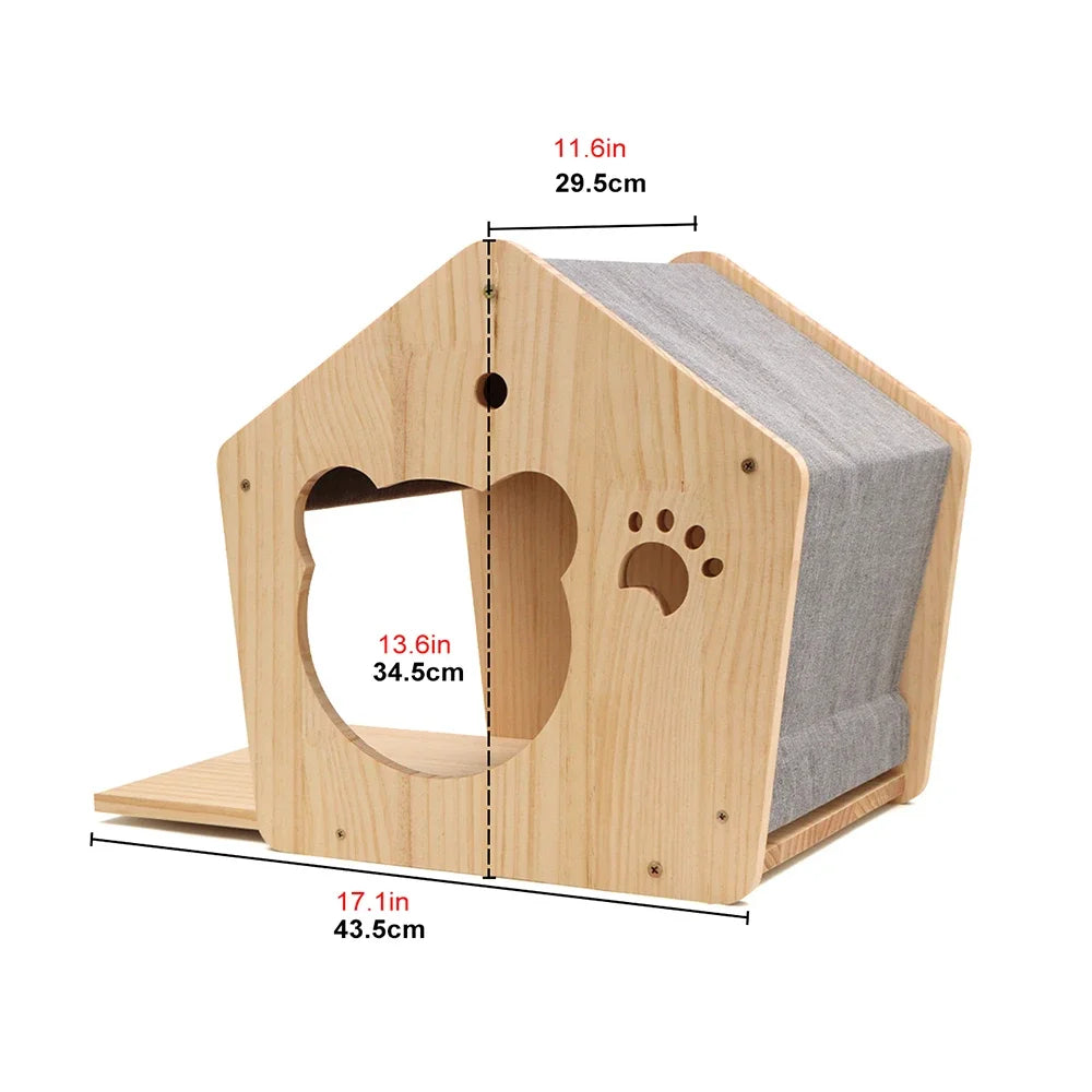Cat Climbing Shelves Wall Mounted Cat Tree with Sisal Scratching Post Jumping Platform Ladder Cats Supplies Indoor Pet Furniture