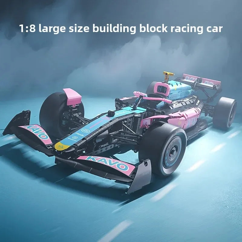 New Racing Car Building Set Building Blocks Car Assembly Cool Collection Display Model Car Kit Boy Children&