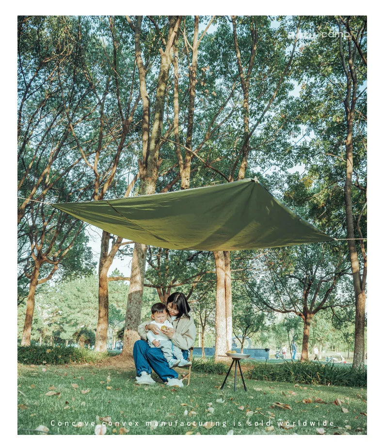Waterproof Oxford Ground Sheet Floor Cloth Camping Mat Picnic Mat Oxford Cloth Wear-Resistant Anti-Tie Floor Mat With Nails