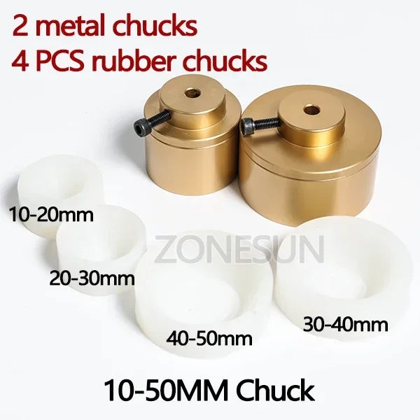 ZONESUN Bottle Capping Machine Wearable electric sealing bottles Cap tightener Capper Screwing 10-50mm