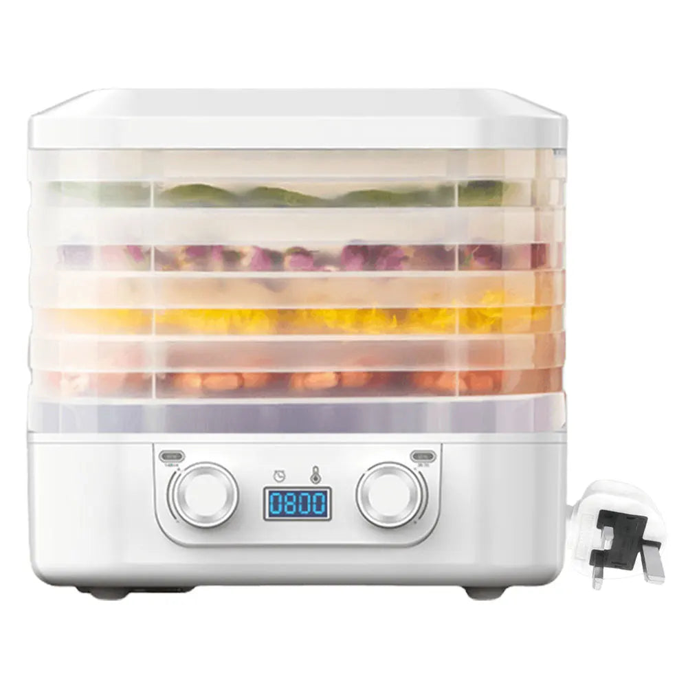 5 Layers Intelligent Fruit Dryer 48 Hours Long Lasting Pet Food Dehydration Smart Thermostatic Fruit Vegetable Meat Dehydrator