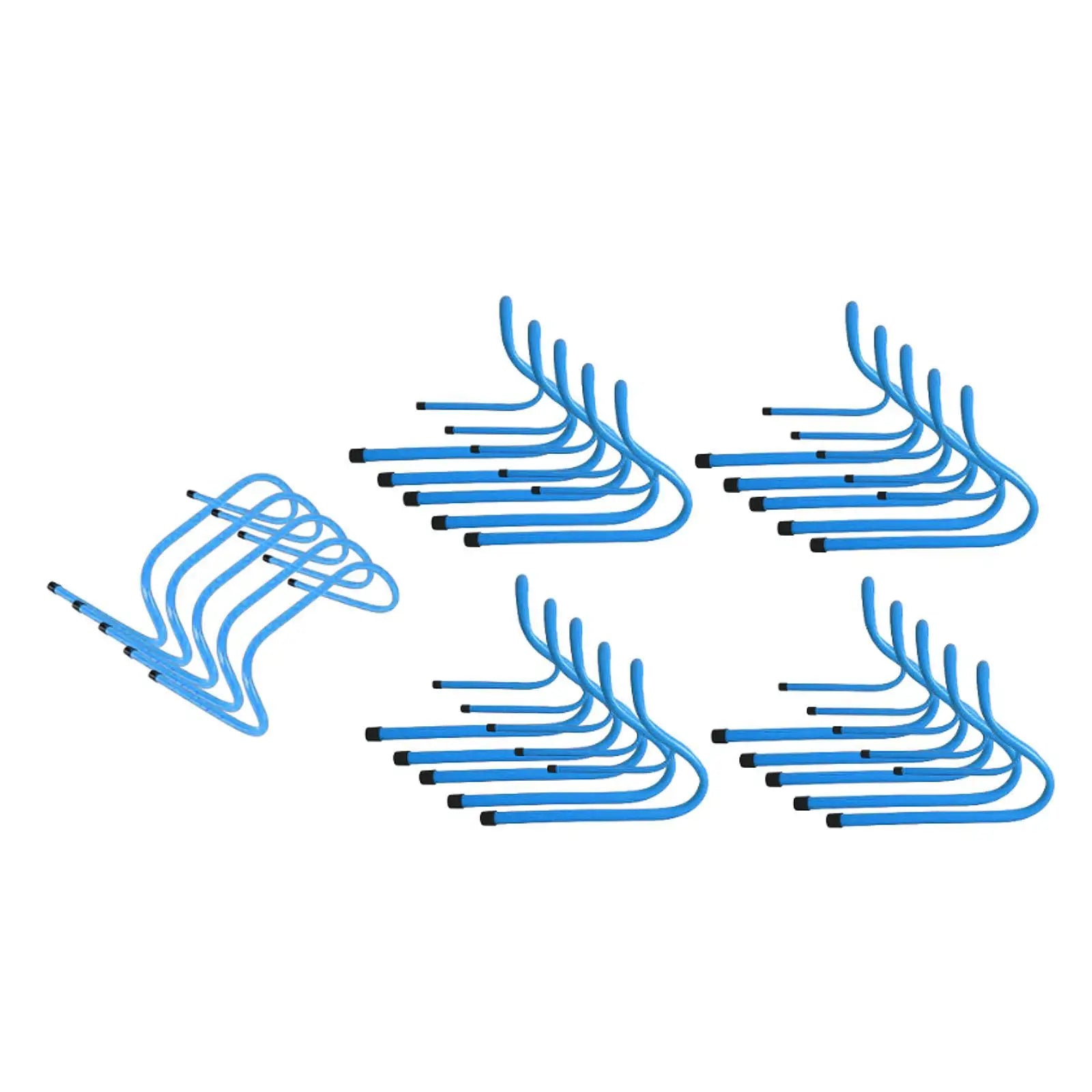 5 Pieces Agility Speed Training Hurdles Obstacles Speed Hurdles for Foot Exercise Soccer Hurdle Training Workout Outdoor Sports