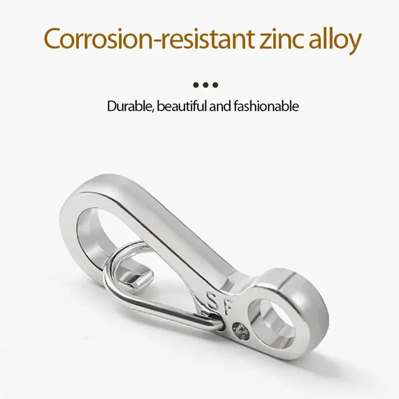 EDC SF Gear Mini Spring Hang Mountain Climb Paracord Quickdraw Carabiner Tactical Keyring Survive Camp Clasp Hook Backpack Hike