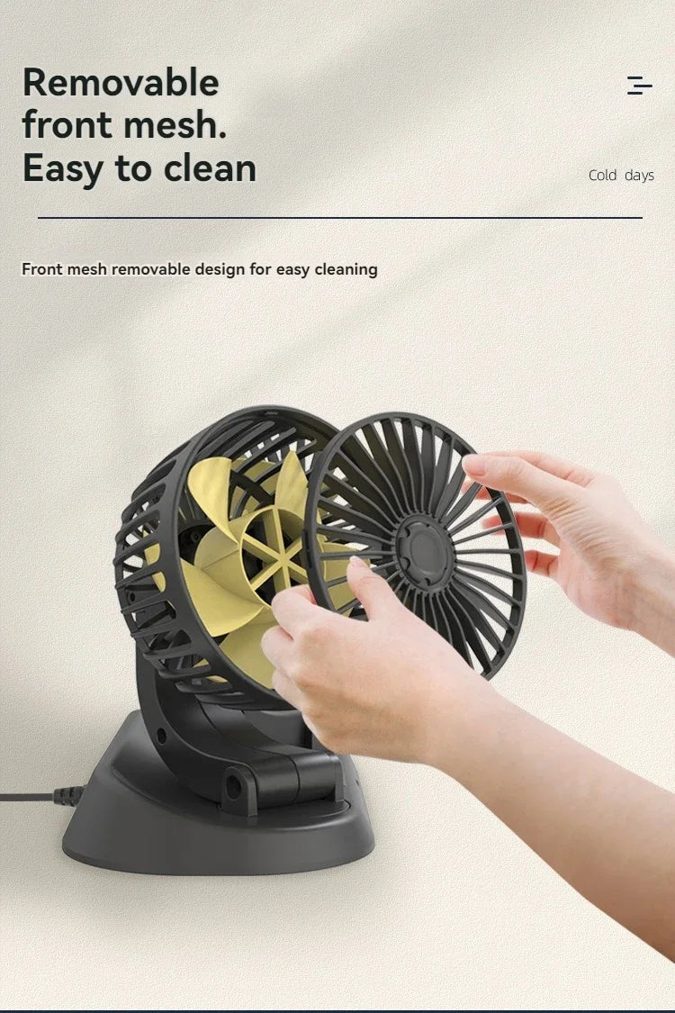 The sedan is a universal double-headed fan van with a large wind power electric fan for cooling