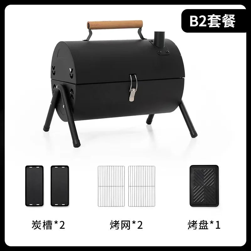 Portable Charcoal Grill Tabletop