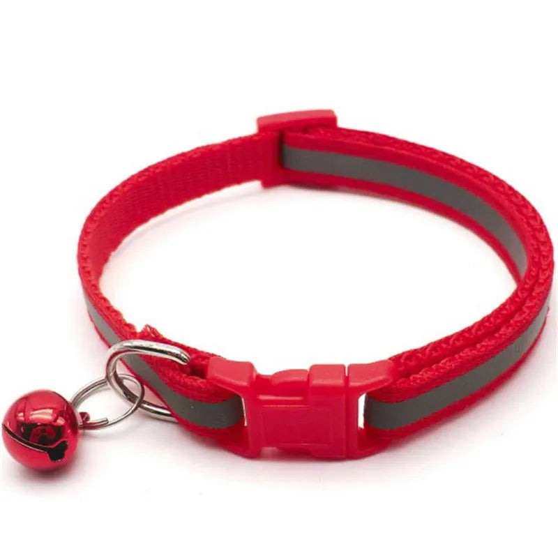 Reflective Dog/Cat Collar with Bell