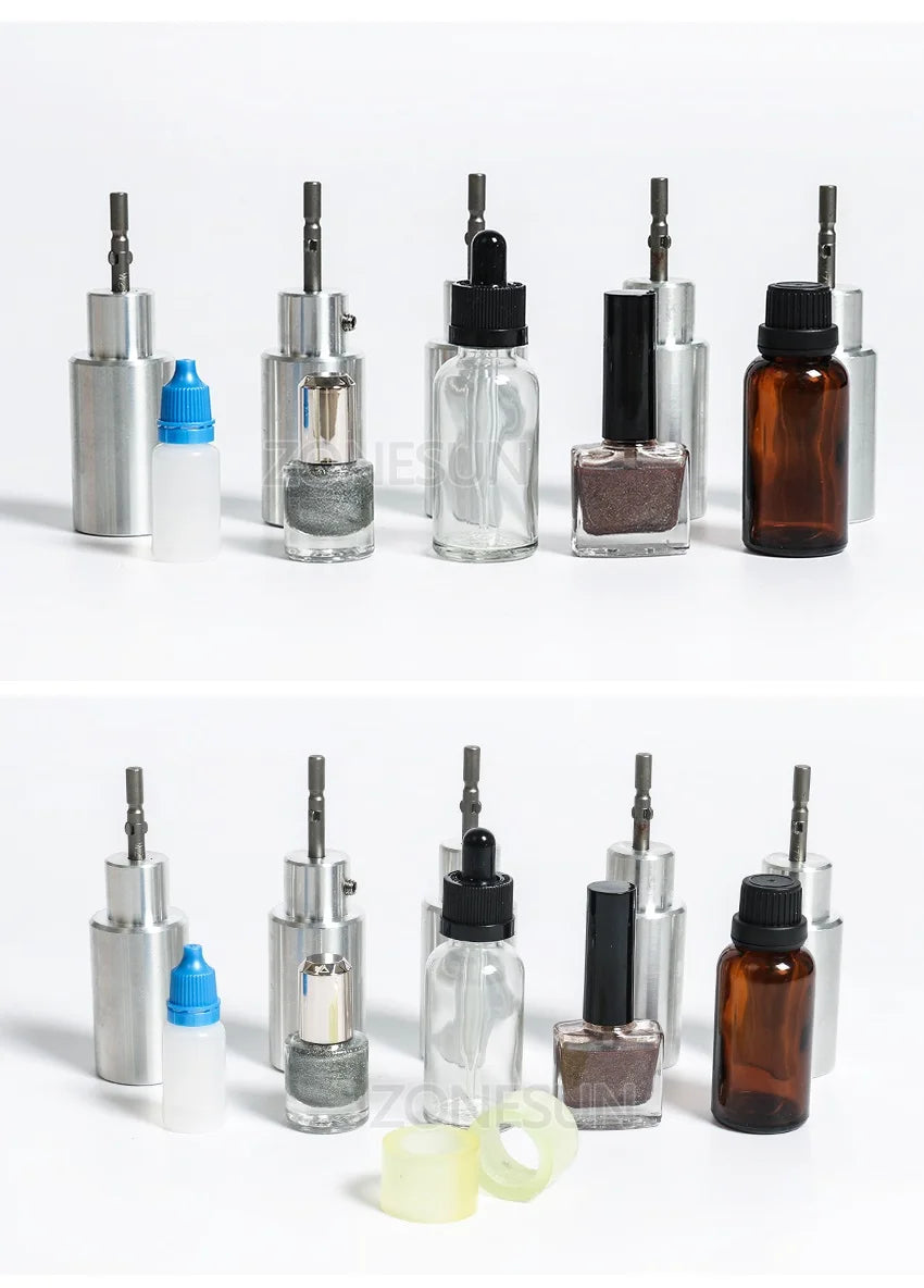 ZONESUN Bottle Capping Machine Wearable electric sealing bottles Cap tightener Capper Screwing 10-50mm