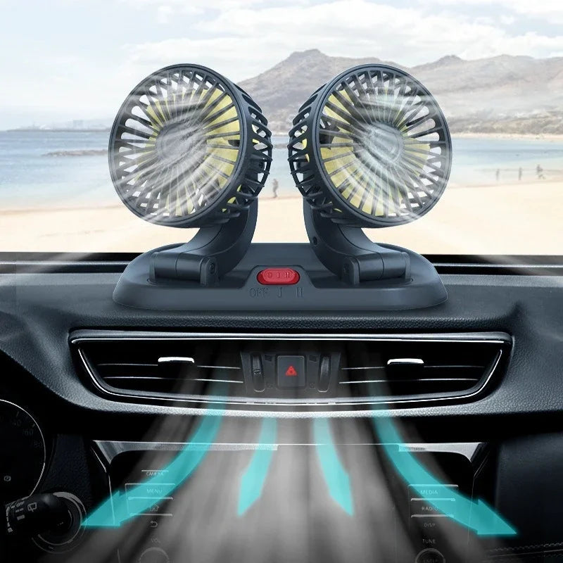 The sedan is a universal double-headed fan van with a large wind power electric fan for cooling