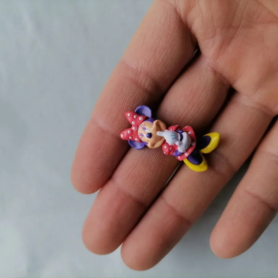 Mickey Mouse And Friends Minnie Anime Figurine Donald Duck Daisy Ornaments Disney Cartoon Action Figure Model Toys Kids Gifts