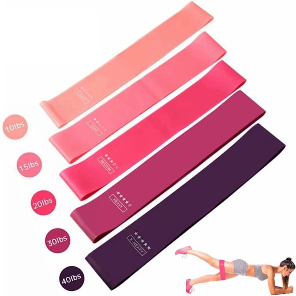 Yoga Strap Exercise Straps Elastic Resistance Bands Adjustable Yoga Stretching Pilates 60cmx5cm Yoga Training Gym Fitness
