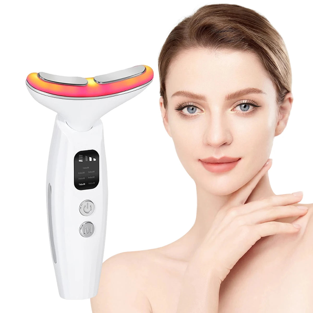 7 Colours Neck Beauty Instrument, Face Neck Body High-frequency Beauty