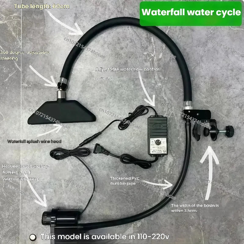 Head Spa Shower for Shampoo Sink Faucet Shower Head for Shampoo Bed Bowl Wash Hair Salon Style Scalp Care Waterfall adjustable