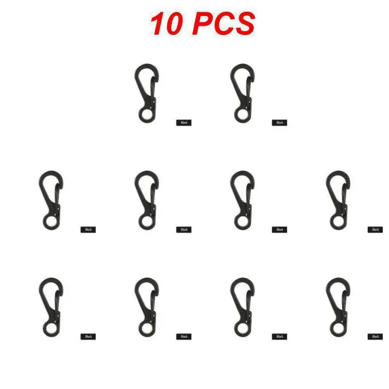 EDC SF Gear Mini Spring Hang Mountain Climb Paracord Quickdraw Carabiner Tactical Keyring Survive Camp Clasp Hook Backpack Hike