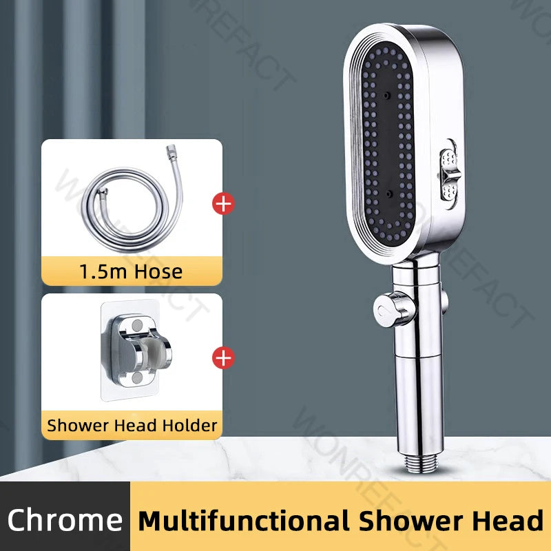 High Pressure Shower Head Handheld Shower Head Bathroom Pressurized Shower Head Filter Element Filters Water Quality Accessories