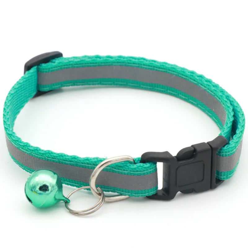 Reflective Dog/Cat Collar with Bell