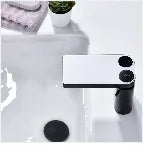 BAKALA 8/10/12Inch Water Powered Rain Shower Head Bathroom Square Brush gold Shower head. stainless steel shower head
