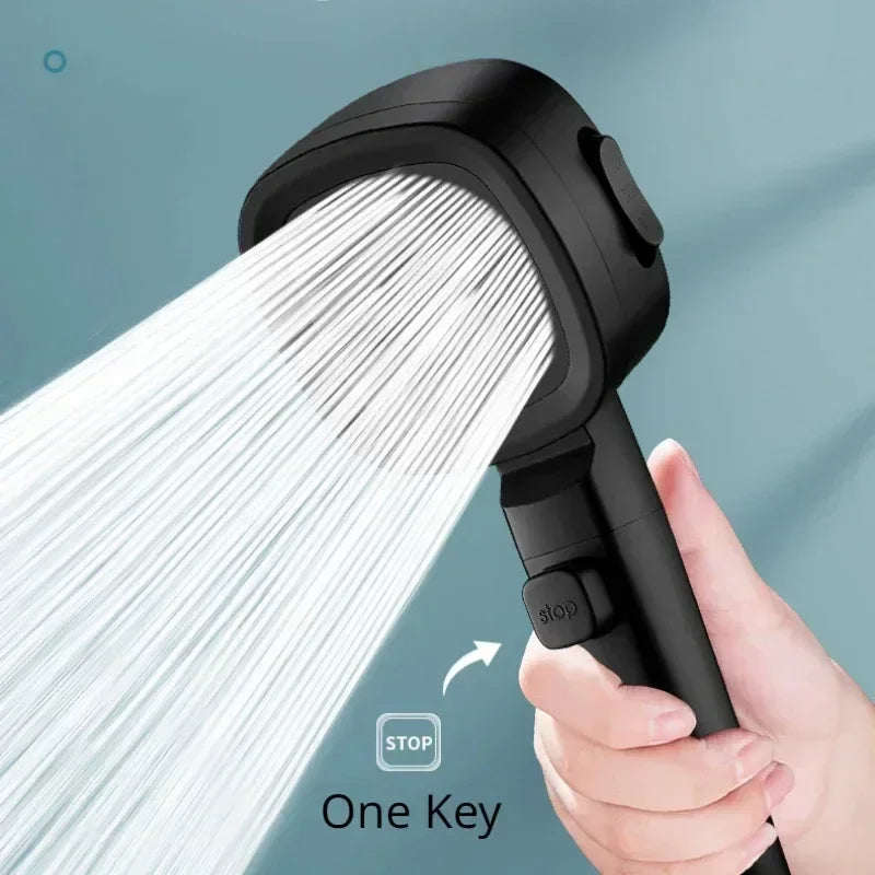 Xiaomi High Pressure Shower Head 3 Modes Adjustable Filter Shower Head Set Smart Bathroom Items Shower Head Accessories Sprayer