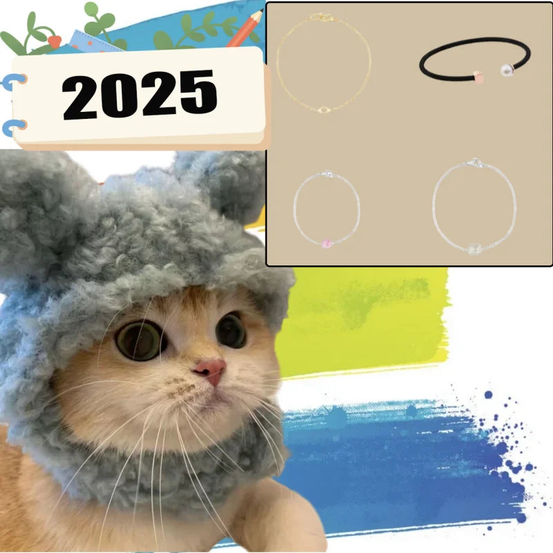 2025 New high-end Spanish fashion cat accessories, fashionable pet gifts holiday party gifts, high-quality high-end products 27