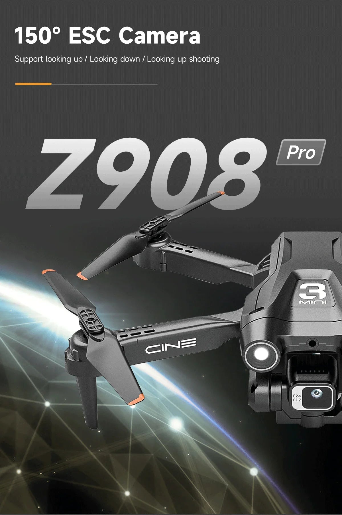 Z908 MAX Mini Drone 4k Professional Camera RC Obstacle Avoidance Helicopter Remote Control Quadcopter Kid Gift Toys