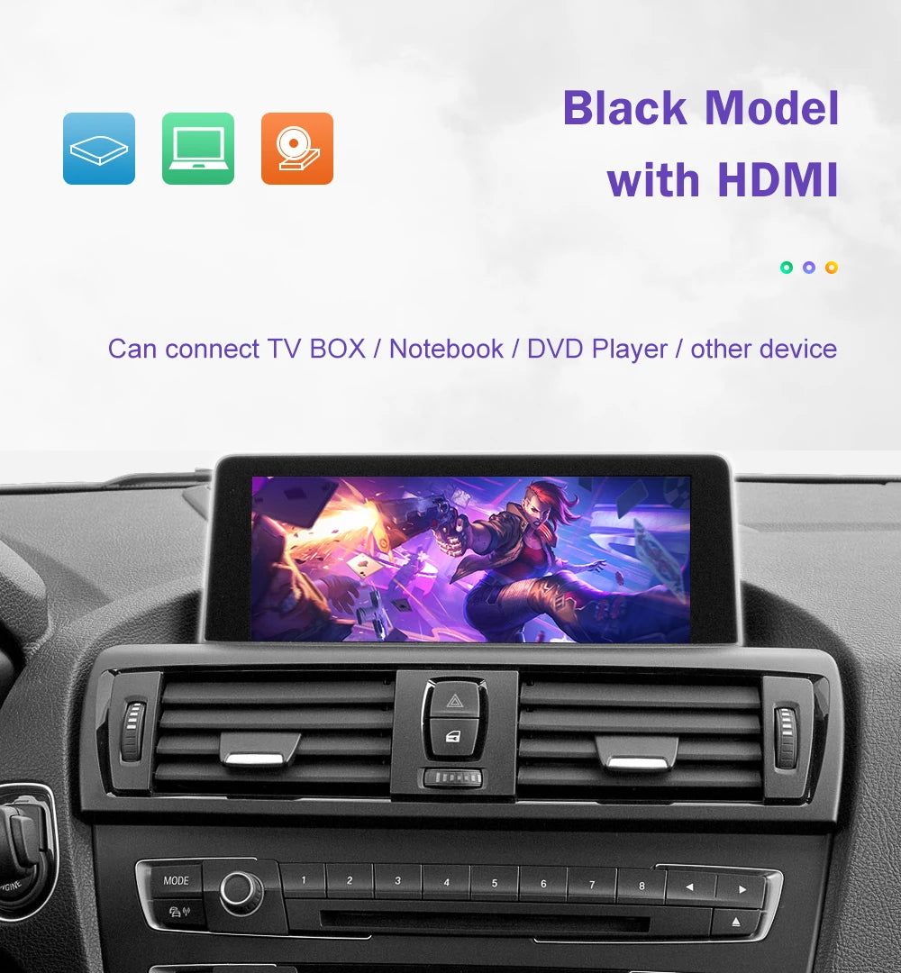 WirelessCarPlay For BMW Series 1 2 F20 F21 F22 F23 F45 2012-2020 NBT EVO with Android Auto Mirror Link AirPlay Car Play