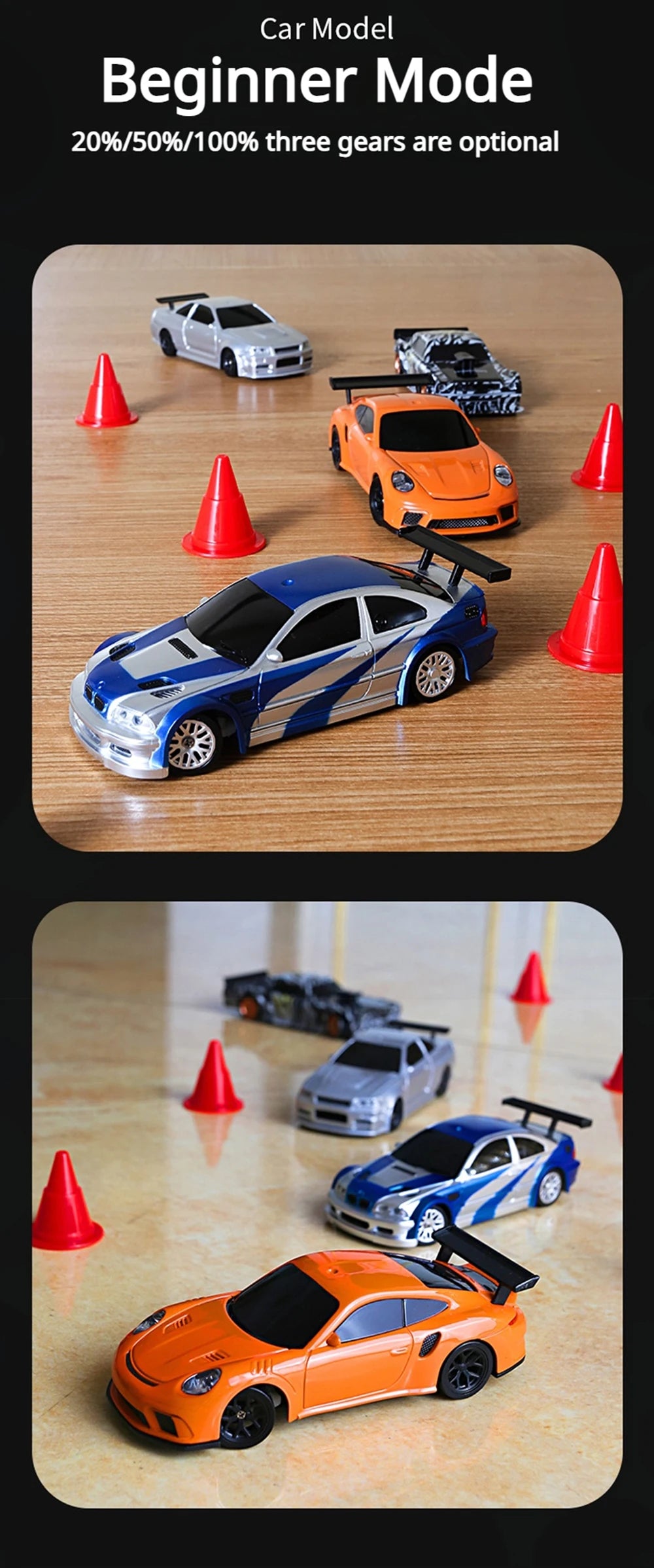 1/43 2.4G Mini RC Drift Car 4WD Remote Control Car High Speed Four Wheel Drive Radio Controlled Racing Car Model Boy Toy Gift