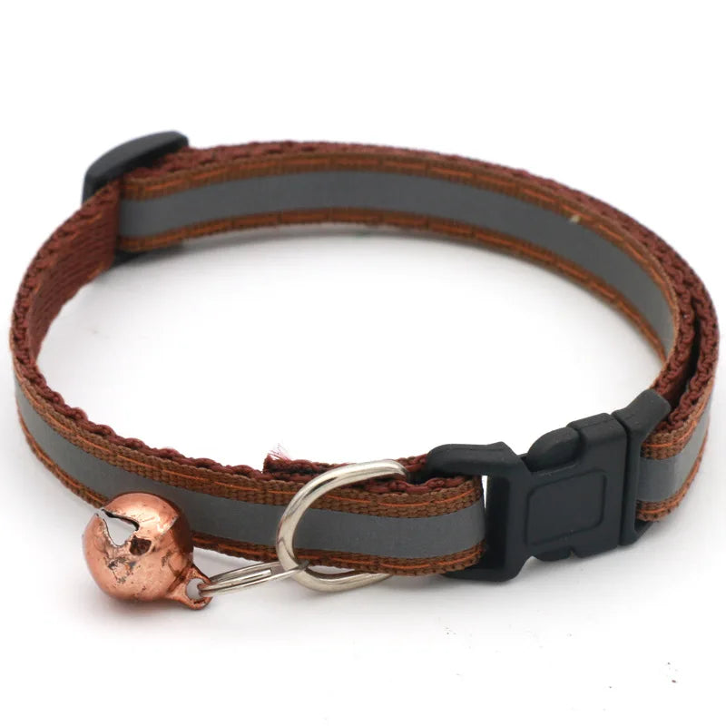 Reflective Dog/Cat Collar with Bell
