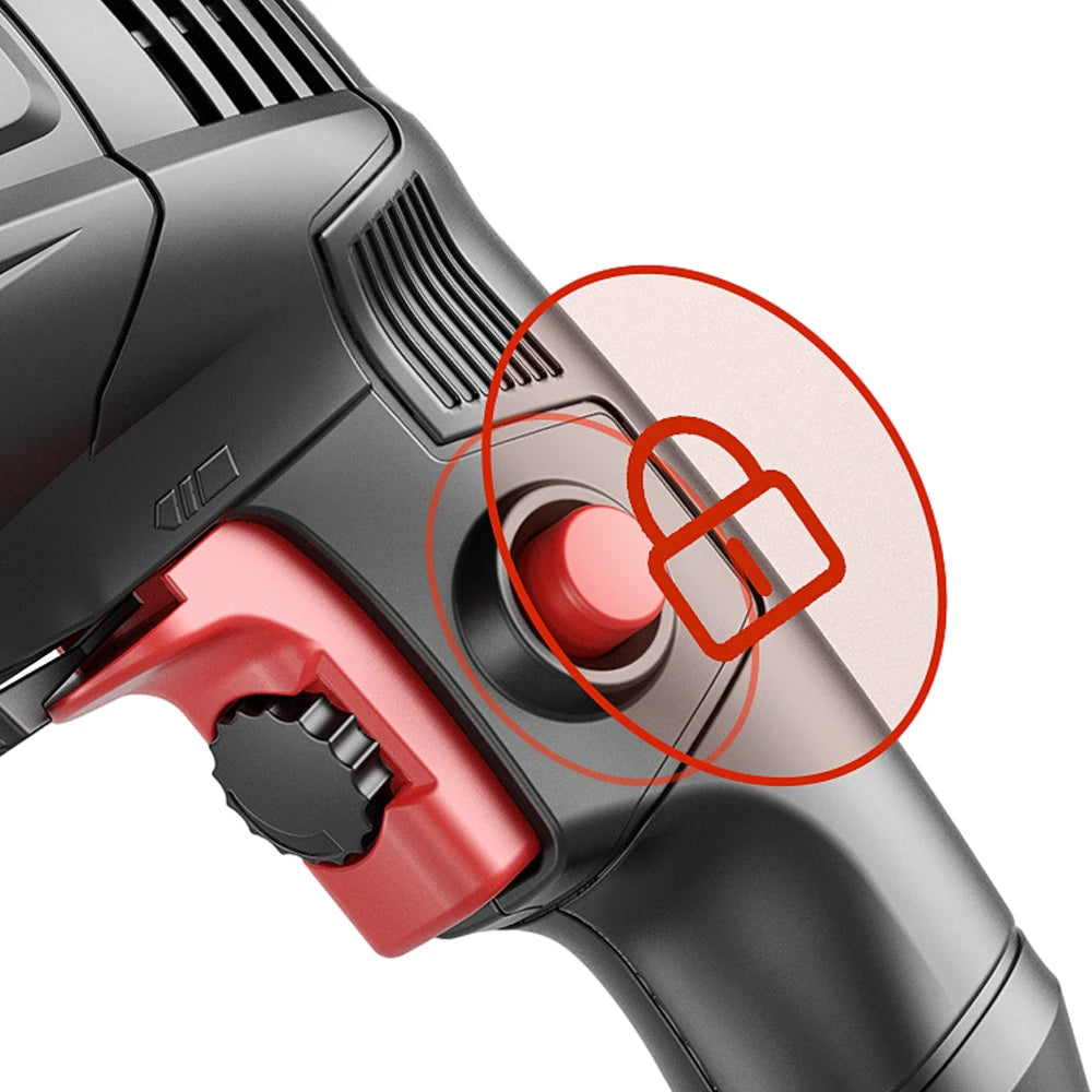 AC 110V/220V Multifunction Electric Drill Powerful Impact Drill Electric Hammer Infinitely Variable Speed Power Tools EU/US Plug