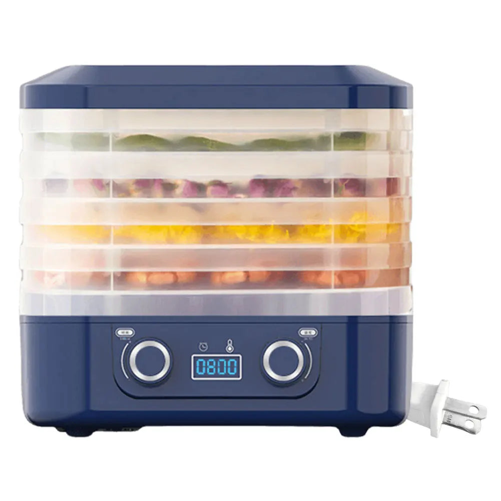 5 Layers Intelligent Fruit Dryer 48 Hours Long Lasting Pet Food Dehydration Smart Thermostatic Fruit Vegetable Meat Dehydrator