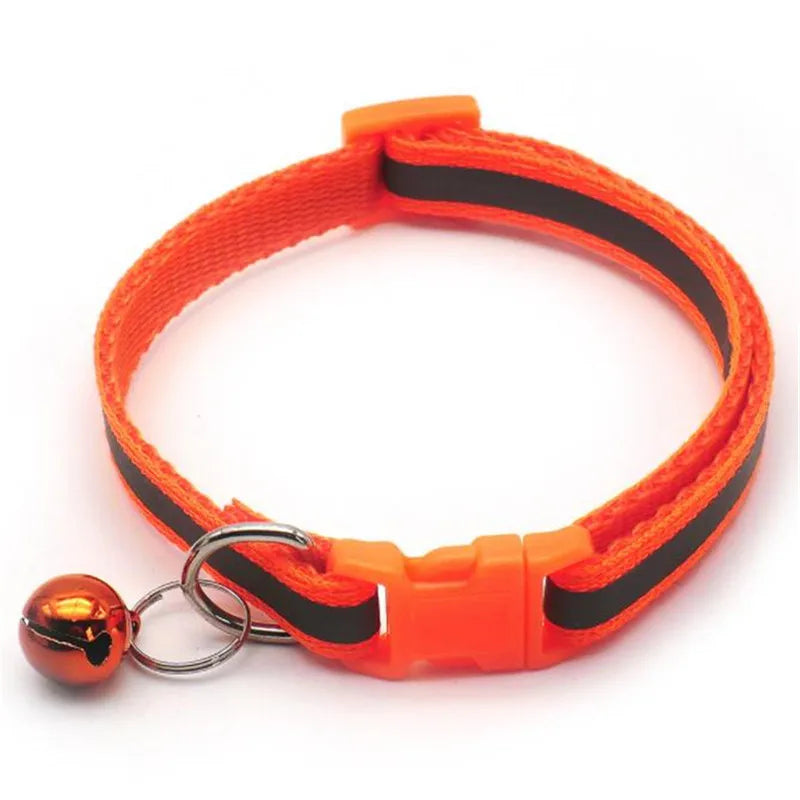 Reflective Dog/Cat Collar with Bell