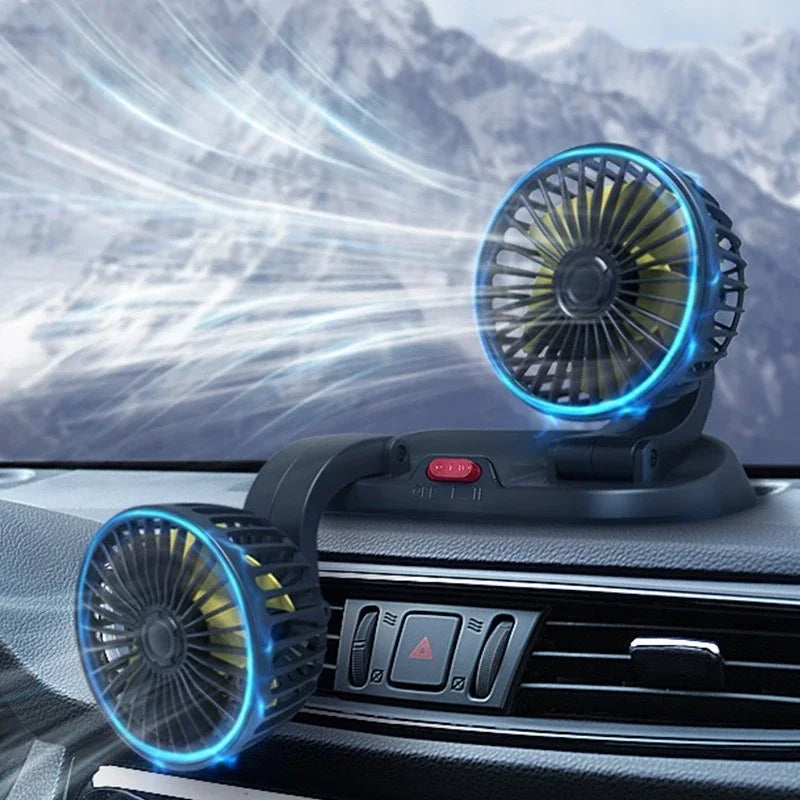 The sedan is a universal double-headed fan van with a large wind power electric fan for cooling