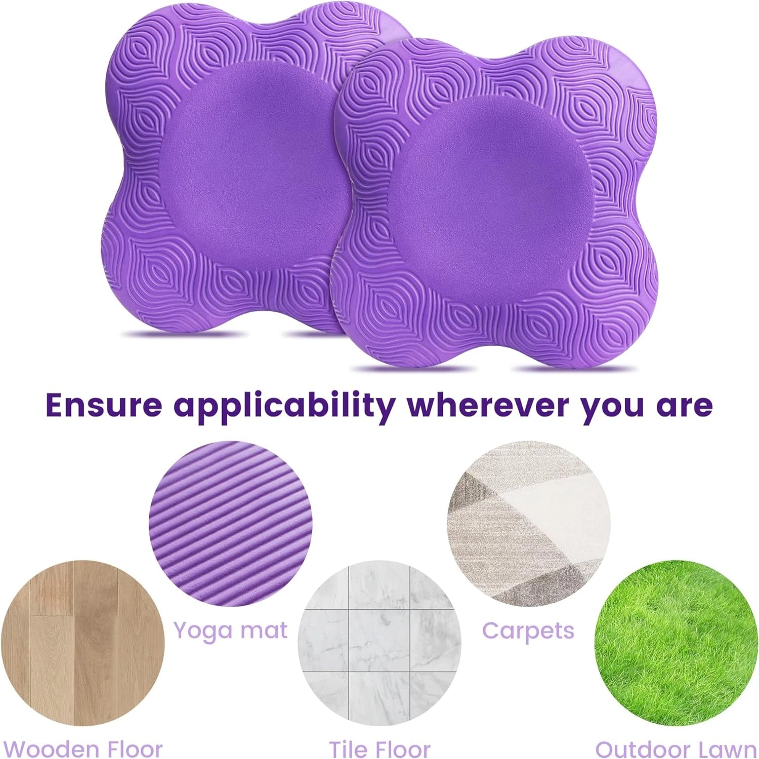 Yoga Knee Pads Set: Premium, Comfortable, and High-Quality - Enhance Your Practice with Essential Props for Optimal Comfort and