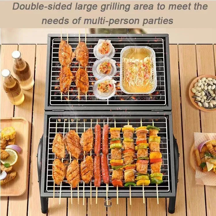 Portable Charcoal Grill Tabletop