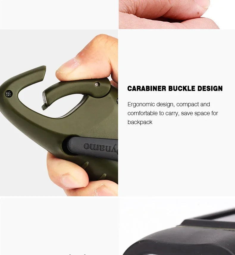 LED Flashlight Hand Crank Solar Powered Rechargeable Survival Gear Self Powered Charging Torch Dynamo for Fishing Boating Hiking