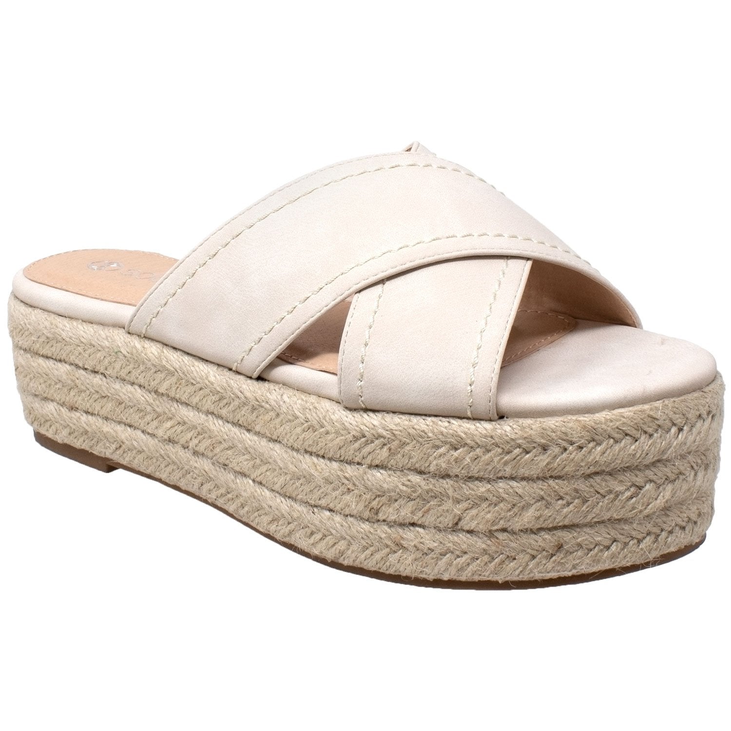 Flatform Espadrille Wedge Sandal