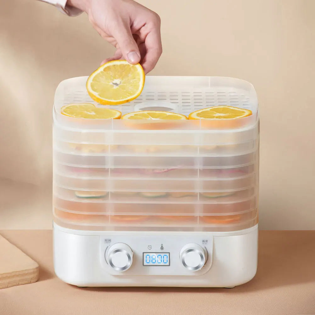 5 Layers Intelligent Fruit Dryer 48 Hours Long Lasting Pet Food Dehydration Smart Thermostatic Fruit Vegetable Meat Dehydrator