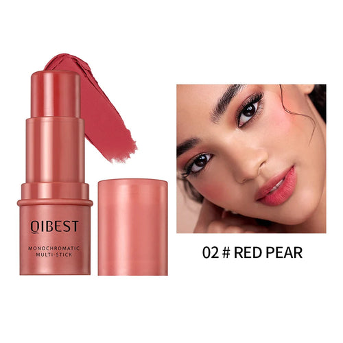3-in-1 Cheek Blush Stick Lip Tinted Eyes Cheek Lips Brighten Cream