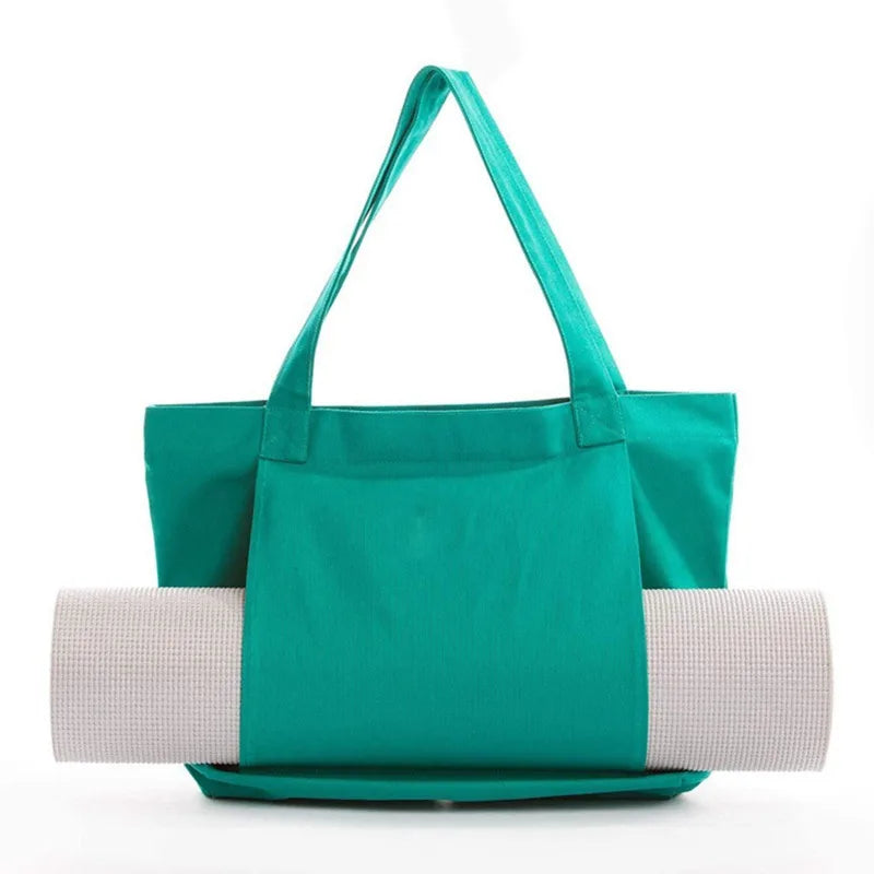 Yoga Mat Carry Bag Multifunctional Yoga Pilates Mat Case Bag Large Capacity Washable Lightweight Foldable For Tourism Fitness