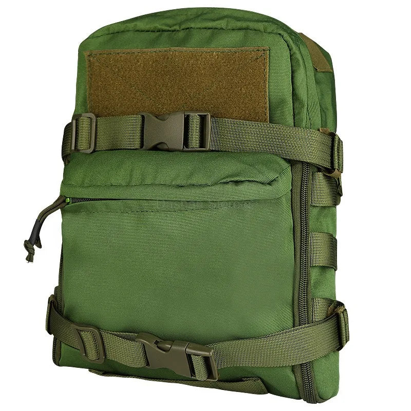 Tactical Hydration Pack Mini Back Panel Water Bag Nylon Molle Pouch Hunting Lightweight Vest Hose Accessories Zipper Backpack