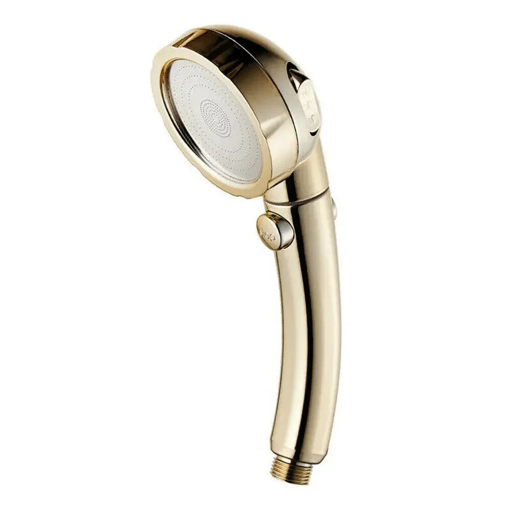 Shower Head Adjustable Water Saving Shower Head 3 Mode Water High Pressure Head With Stop Button