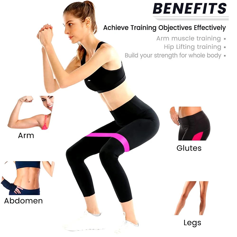 Yoga Strap Exercise Straps Elastic Resistance Bands Adjustable Yoga Stretching Pilates 60cmx5cm Yoga Training Gym Fitness