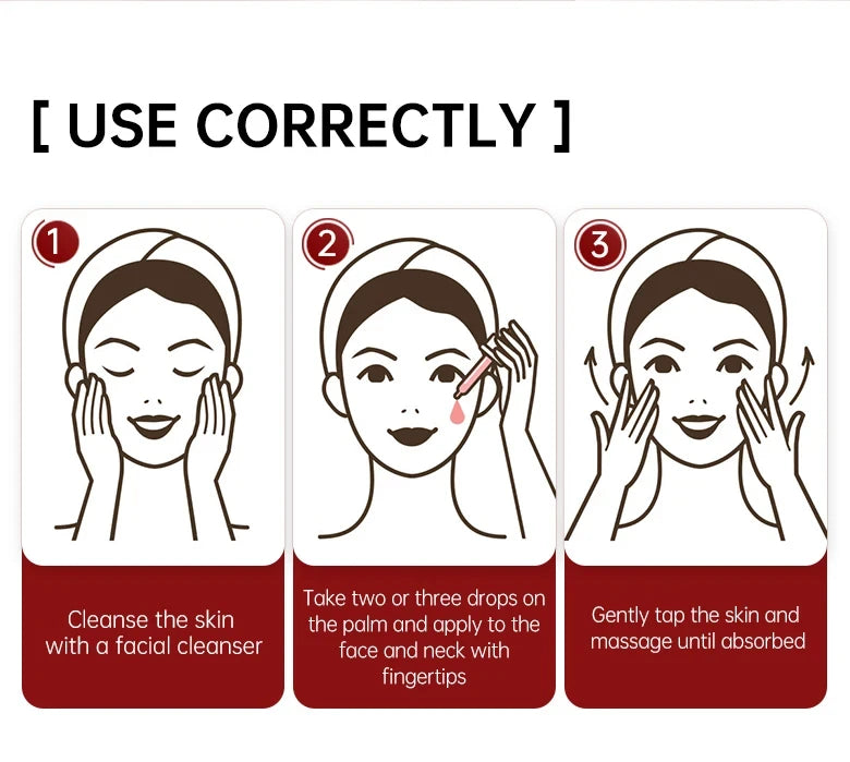 Niacinamide Whitening Face Serum Dark Spot Removal Moisturizing Shrinking Pore Hyaluronic Acid Nourishing Facial Skin Care