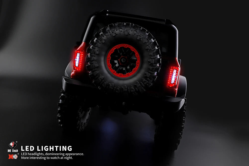 WLtoys 104020 1/10 Professional RC Car Off Road 4x4 2.4G 4WD Remote Control Cars 45 Minutes Working Time Climbing Car Adult Toy