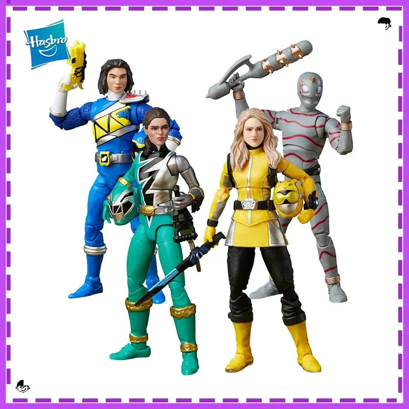 Hasbro Mighty Morphin Power Rangers Anime Action Figures Toys model Blaise Red Warrior In Stock 6 inches