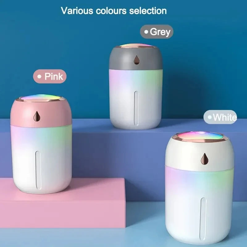 Xiaomi Mini Car Portable Air Humidifier Electric Aroma Diffuser LED Cool Light Mist For Home Car Aromatherapy Plant Purifier