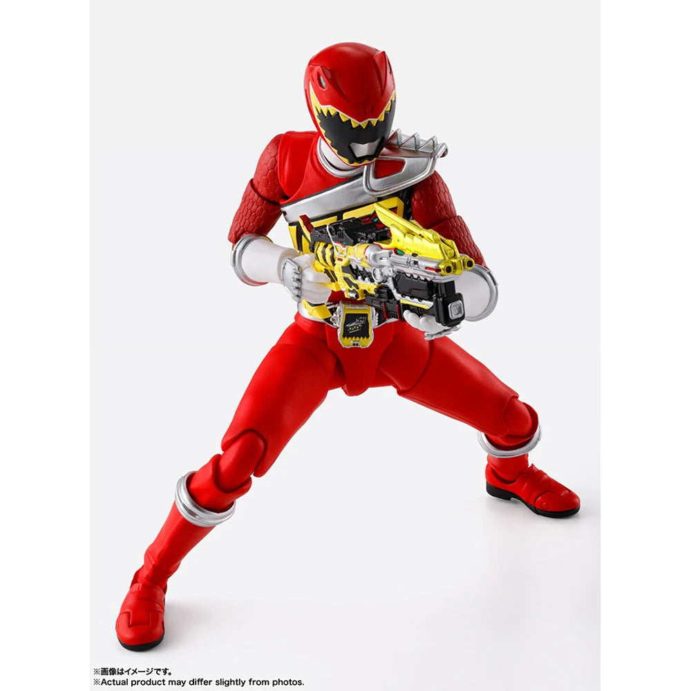 In Stock Bandai S.h.figuarts Shinkocchou Seihou Power Rangers Red Ranger Action Figures Model Toys